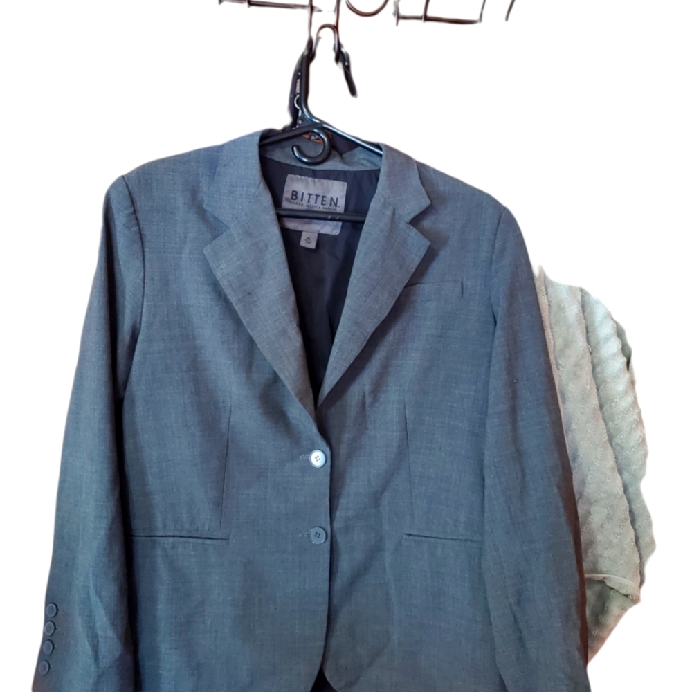 Grey blazer jacket